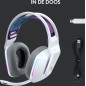 Logitech G G733 LIGHTSPEED Wireless RGB Gaming Headset Trådløs Høretelefoner Hvid